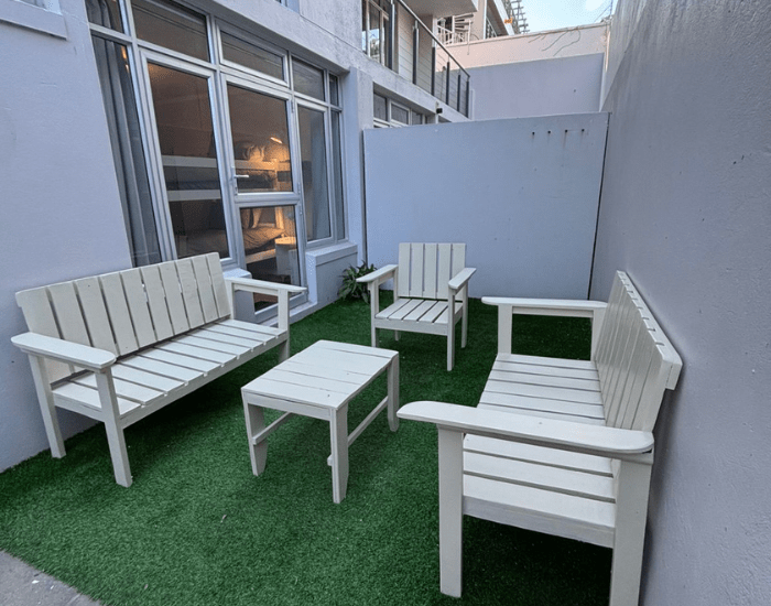 superyacht accommodation patio